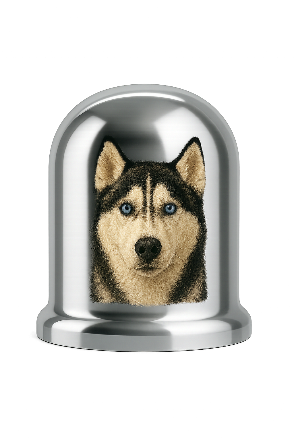 Huskie Chrome Tow Ball Cover - 50mm