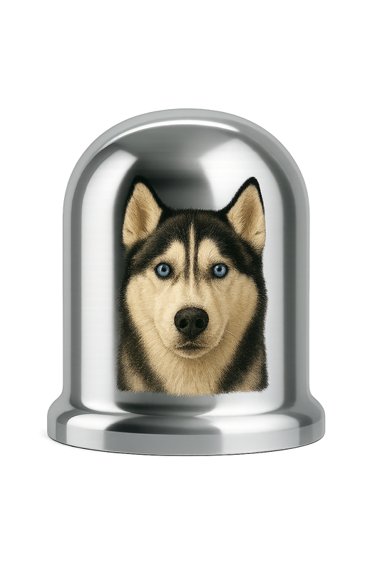 Huskie Chrome Tow Ball Cover - 50mm