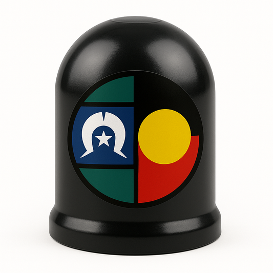 Flag - Aboriginal & Torres Strait Islander Tow Ball Cover – Unity Design (50mm)