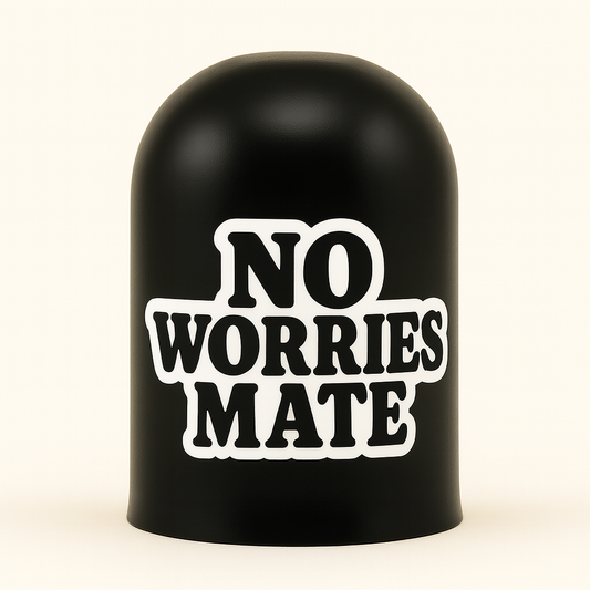NO WORRIES MATE BALLFRED- 50MM