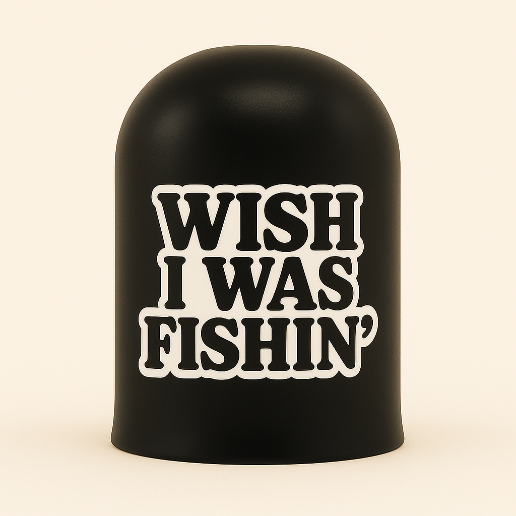 WISH I WAS FISHIN BALLFRED - 50MM