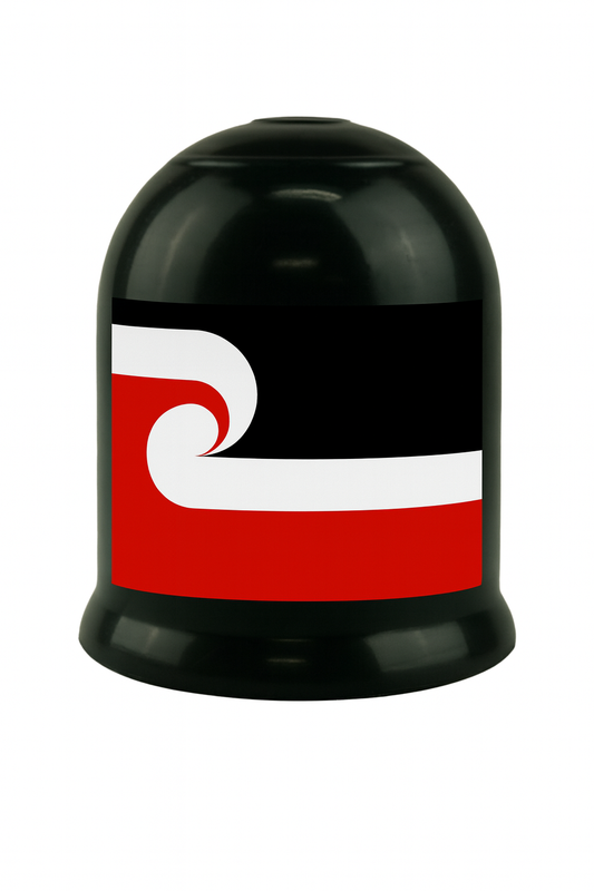 Māori Flag Tow Ball Cover – 50mm